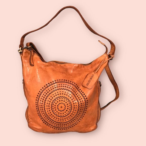Genuine Leather Handcrafted in India Shoulder bag/Crossbody bag/ Tote